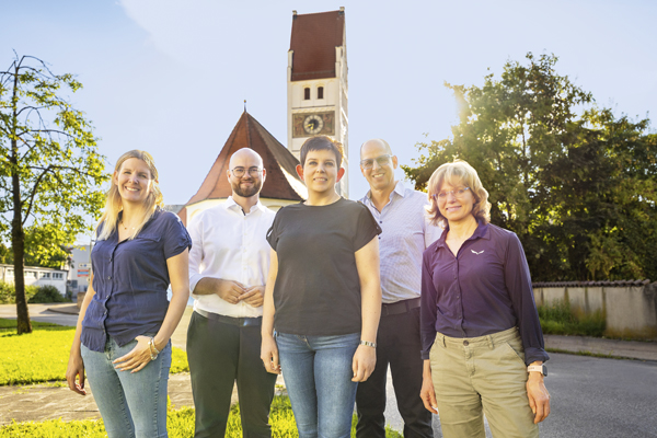 Gruppenbild des Vorstands Gewerbeverein Vöhringen
